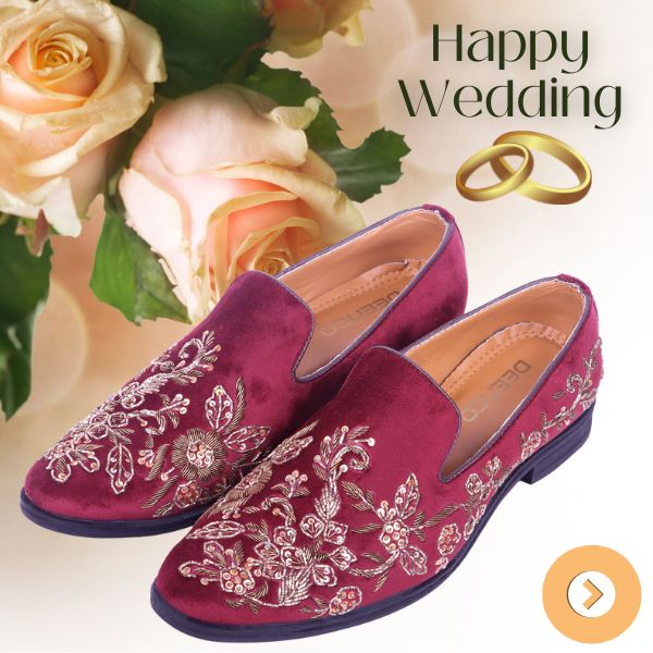 Premium Zardozi embroidery juttis