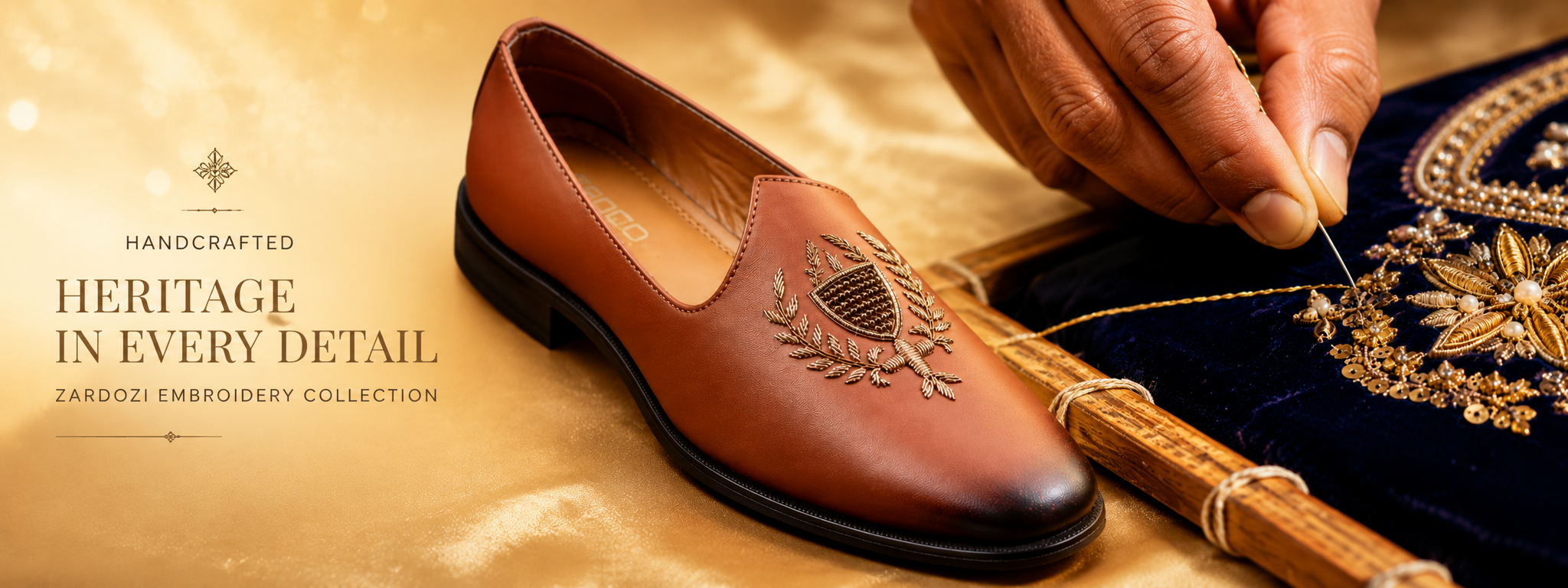 Zardozi Embroidery juttis