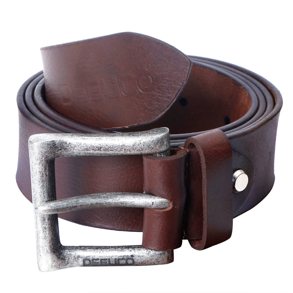 All Occasion Men’s Genuine Premium Leather Belt, Casual, Adjutable, Regular Fit for Jeans & Office.
