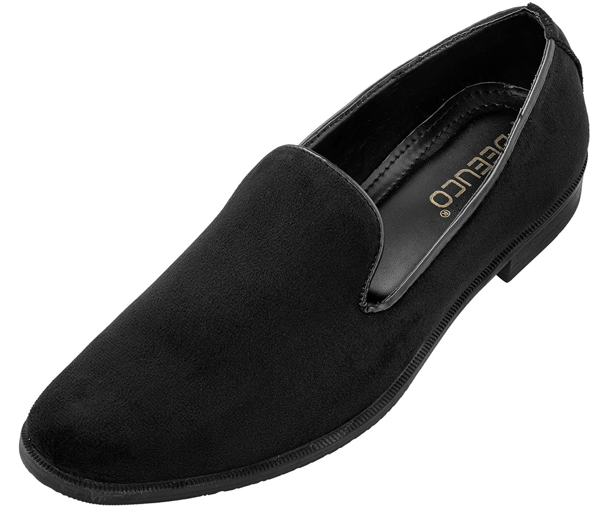 Men's Ethnic Premium Plain Black Velvet Nagra/Shoes/jutti