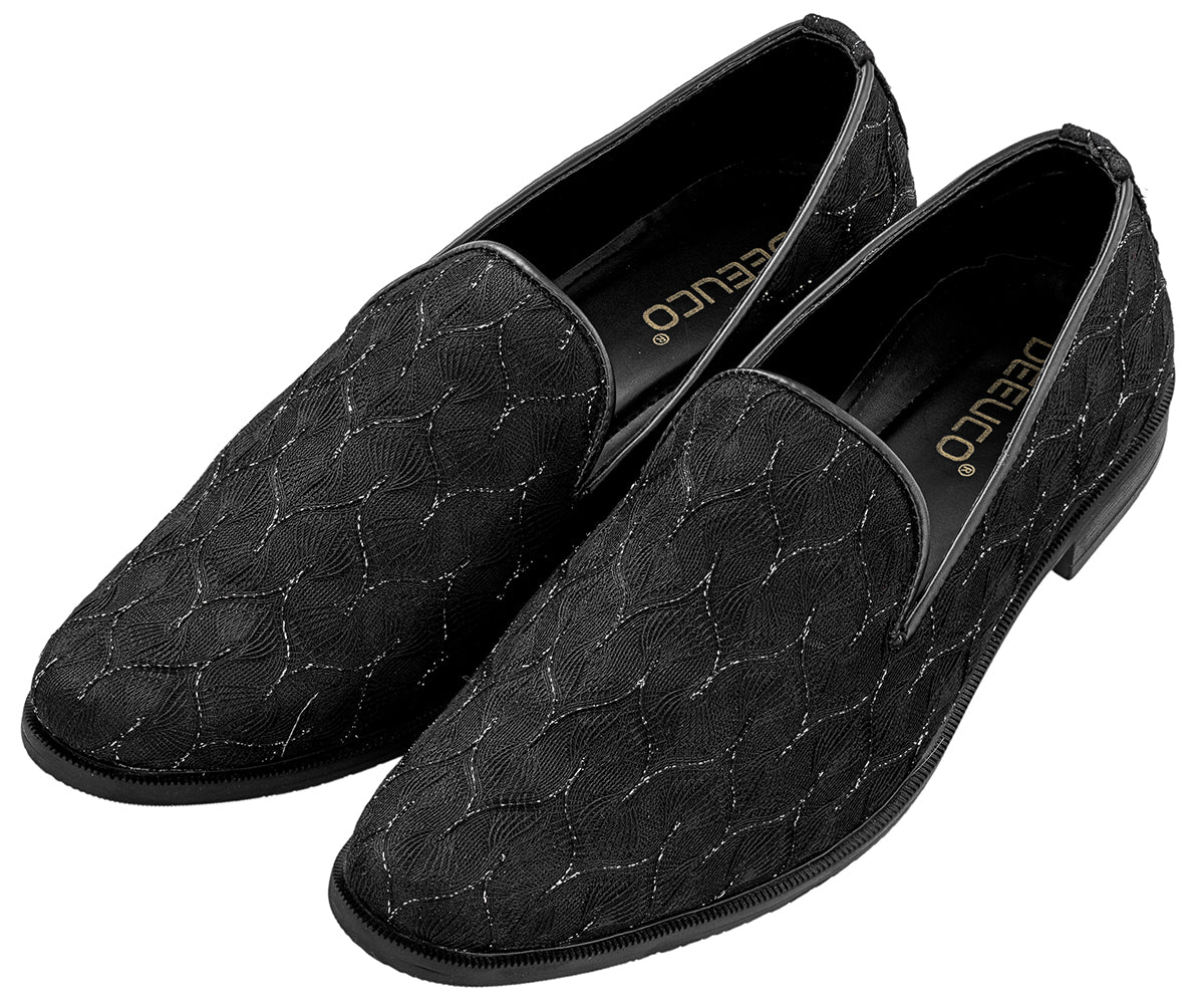 Men's Ethnic Premium Plain Black Wedding and sherwani jutti/Shoes