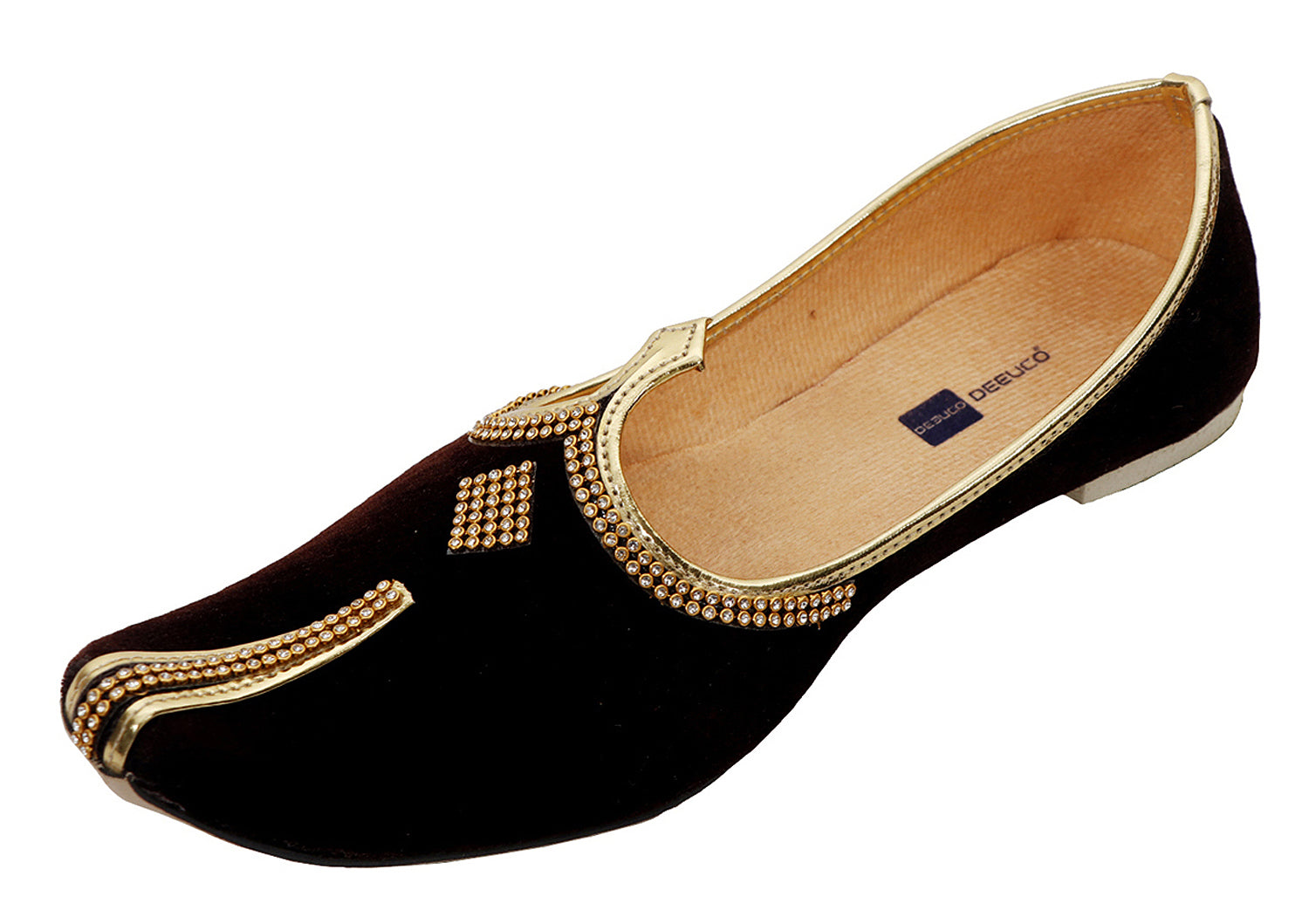 DEEUCO Wedding and Sherwani Mojari,Jutti for Men, Velvet