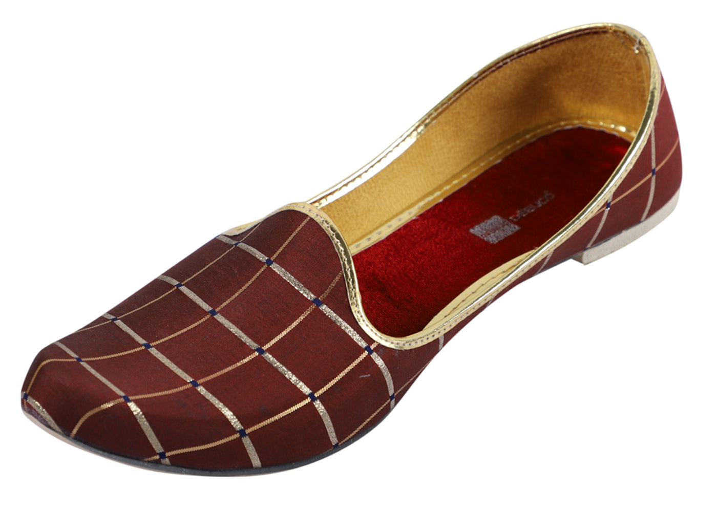 DEEUCO Men's Ethnic Maroon Wedding and Sherwani Jutti,Mojari