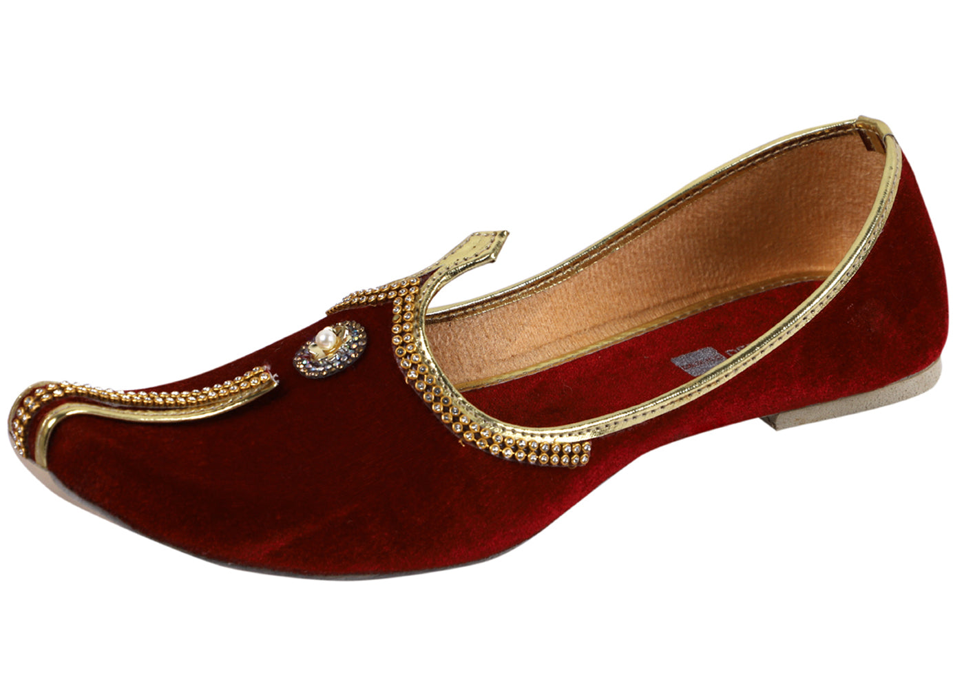 DEEUCO Wedding and Sherwani Mojari,Jutti for Men, Velvet