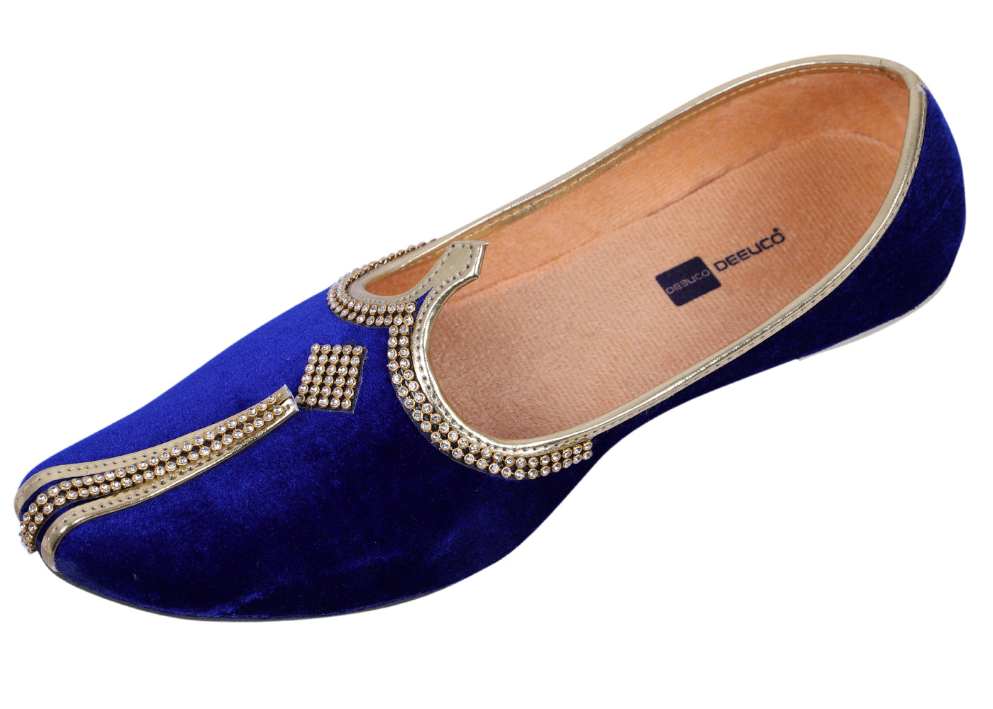 DEEUCO Wedding and Sherwani Mojari,Jutti for Men, Velvet