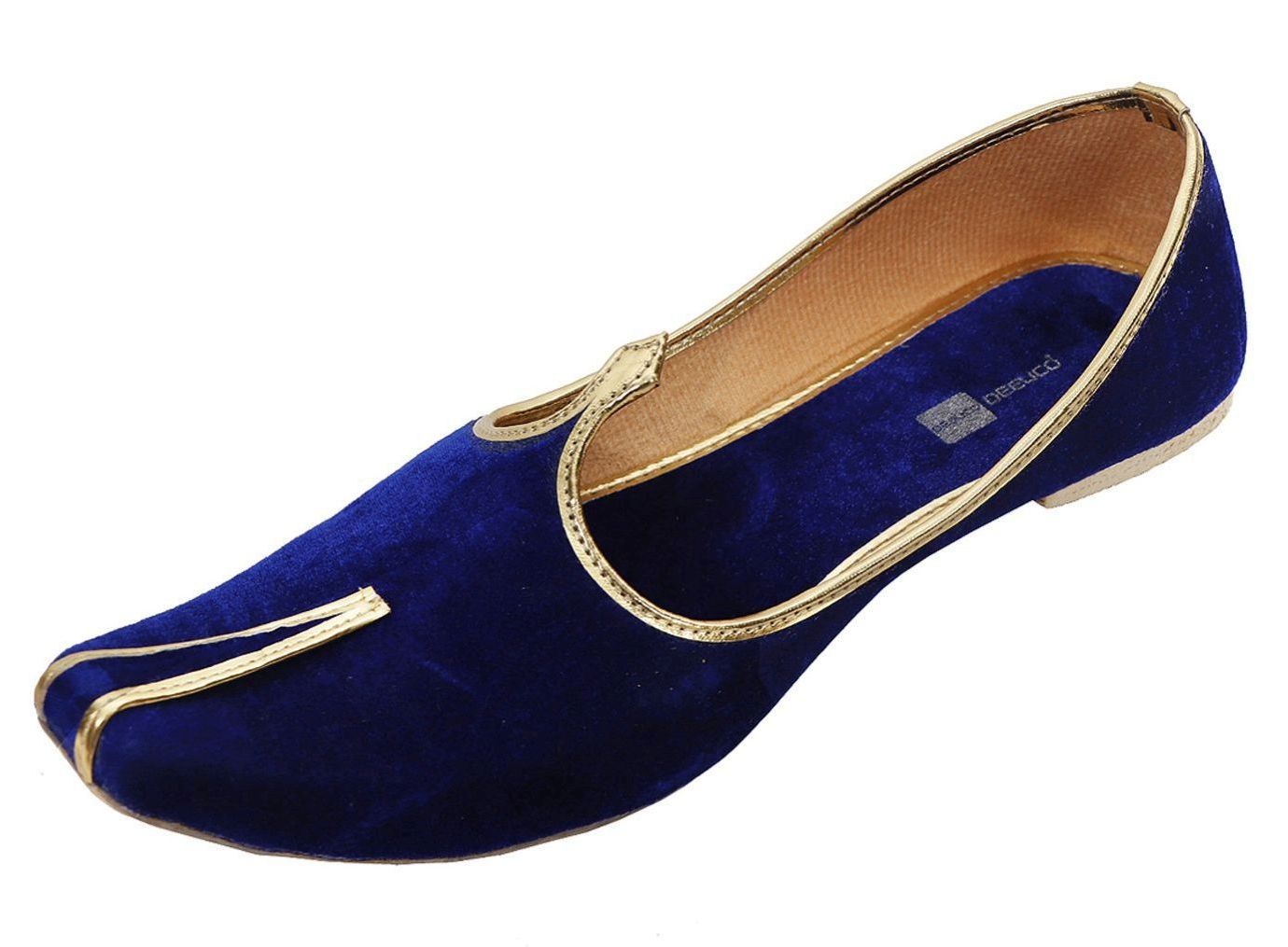 DEEUCO Men's Traditional and Ethnic Wedding and Sherwani Jutti, Mojari