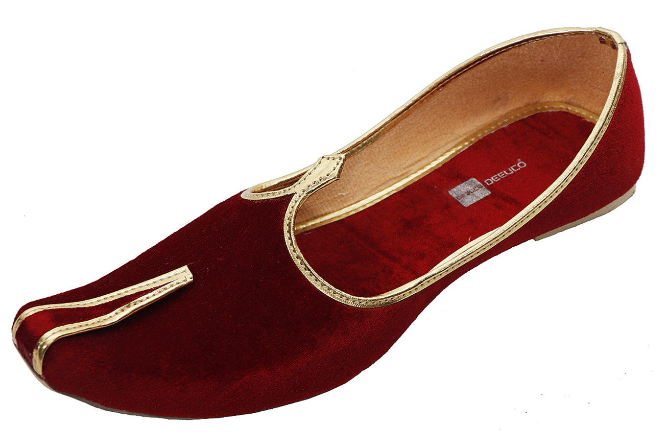 DEEUCO Men's Traditional and Ethnic Wedding and Sherwani Jutti, Mojari