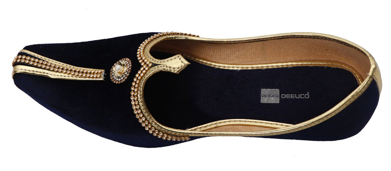 DEEUCO Wedding and Sherwani Mojari,Jutti for Men, Velvet