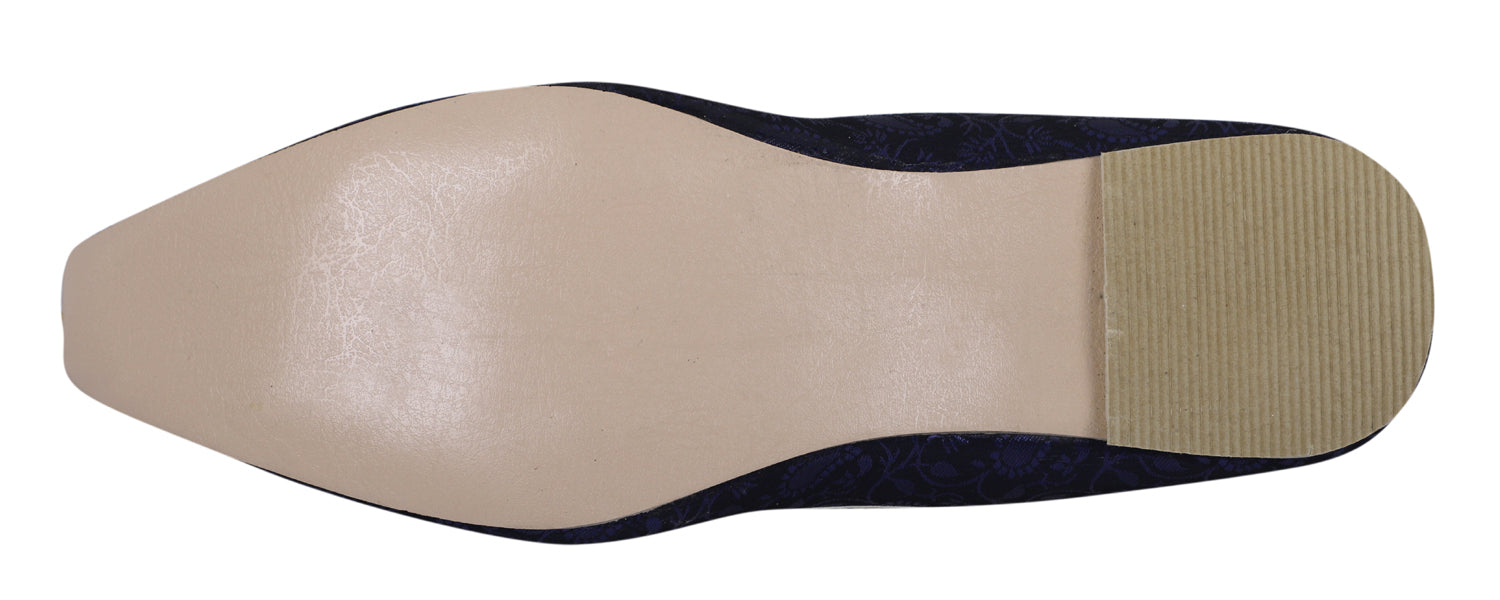 DEEUCO Men's Traditional Blue Wedding and Sherwani Jutti,Mojari