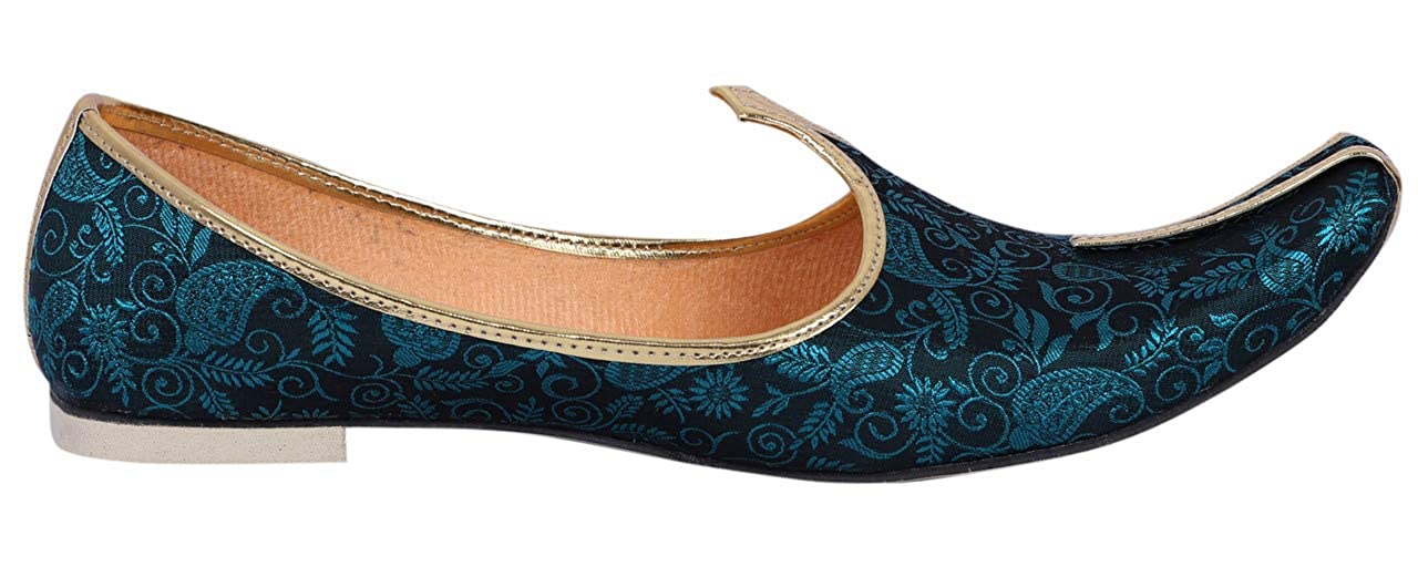 DEEUCO Men's Wedding and Sherwani Jutti/Mojari