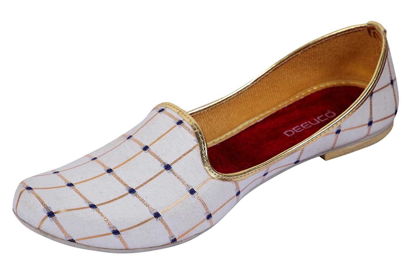 DEEUCO Men's Ethnic White boot