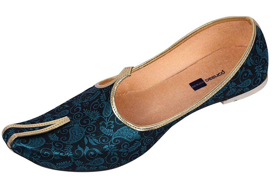 DEEUCO Men's Wedding and Sherwani Jutti/Mojari