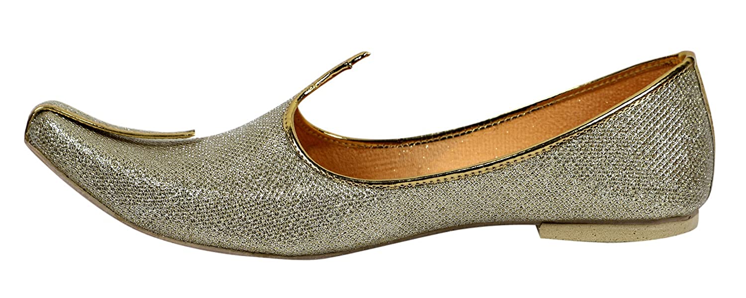 DEEUCO Men's Traditional Premium Wedding and Sherwani Jutti,Mojari