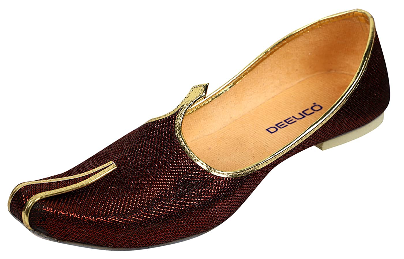 DEEUCO Men's Traditional Premium Wedding and Sherwani Jutti,Mojari