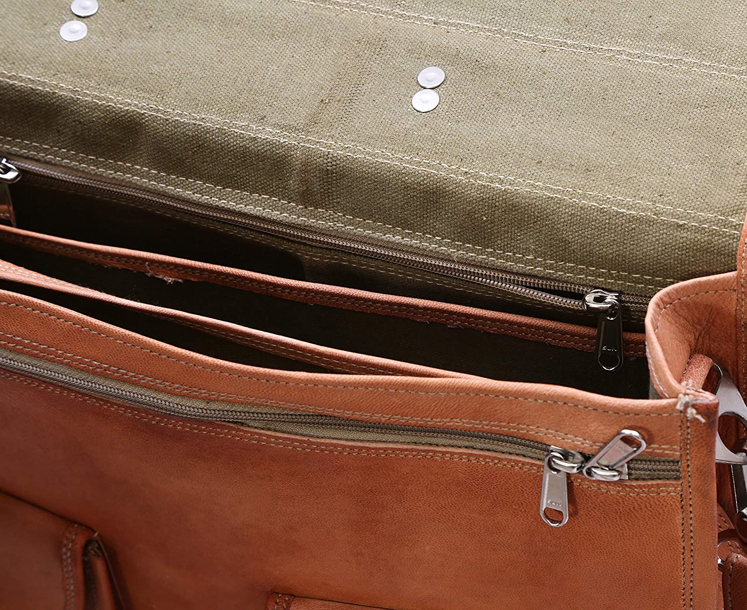 Deeuco 100% Genuine leather Handmade Crossover Shoulder Messenger/office/Laptop Bag