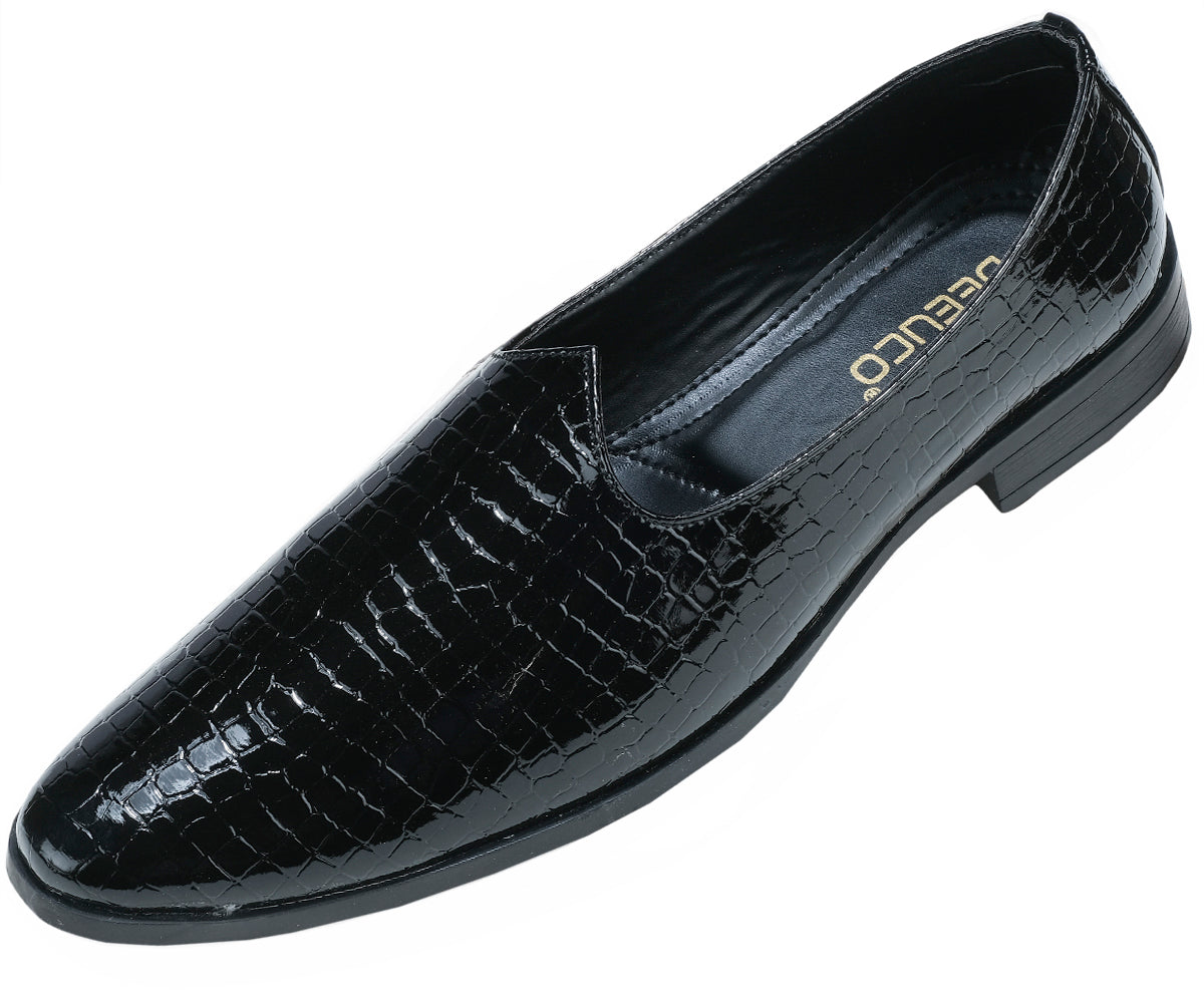 Men's Stylish Premium Traditional Black Nagra/Shoes/jutti