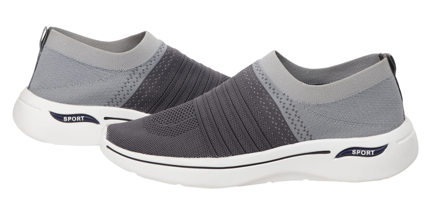 DEEUCO Men's Gray Casual ,Running ,Walking Shoes