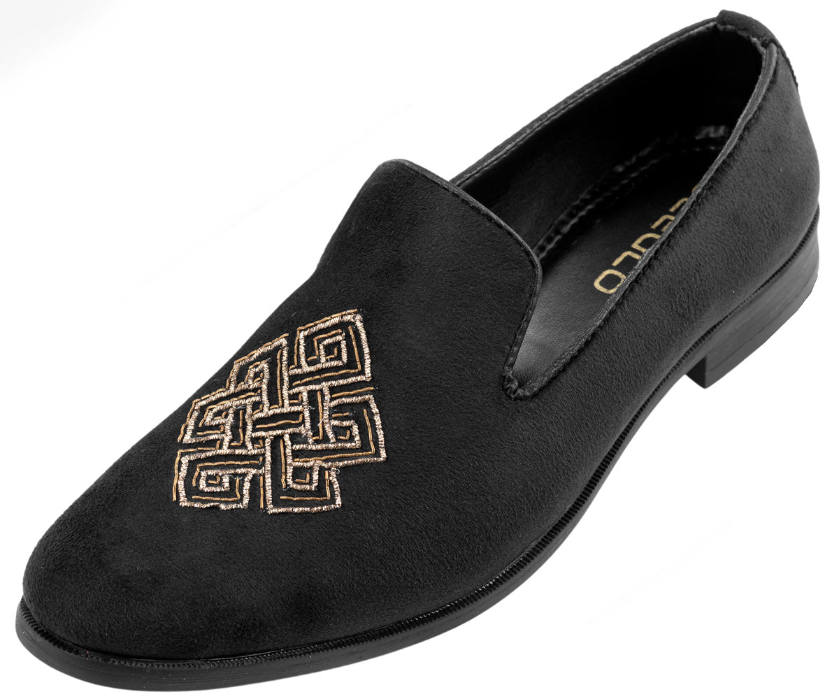 Deeuco Premium Black Velvet Zardozi embroidery Jutti