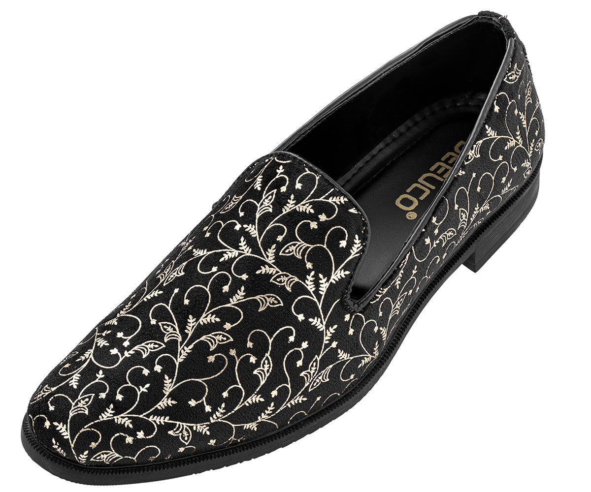 Men's Ethnic Premium Black Velvet Nagra/Shoes/jutti