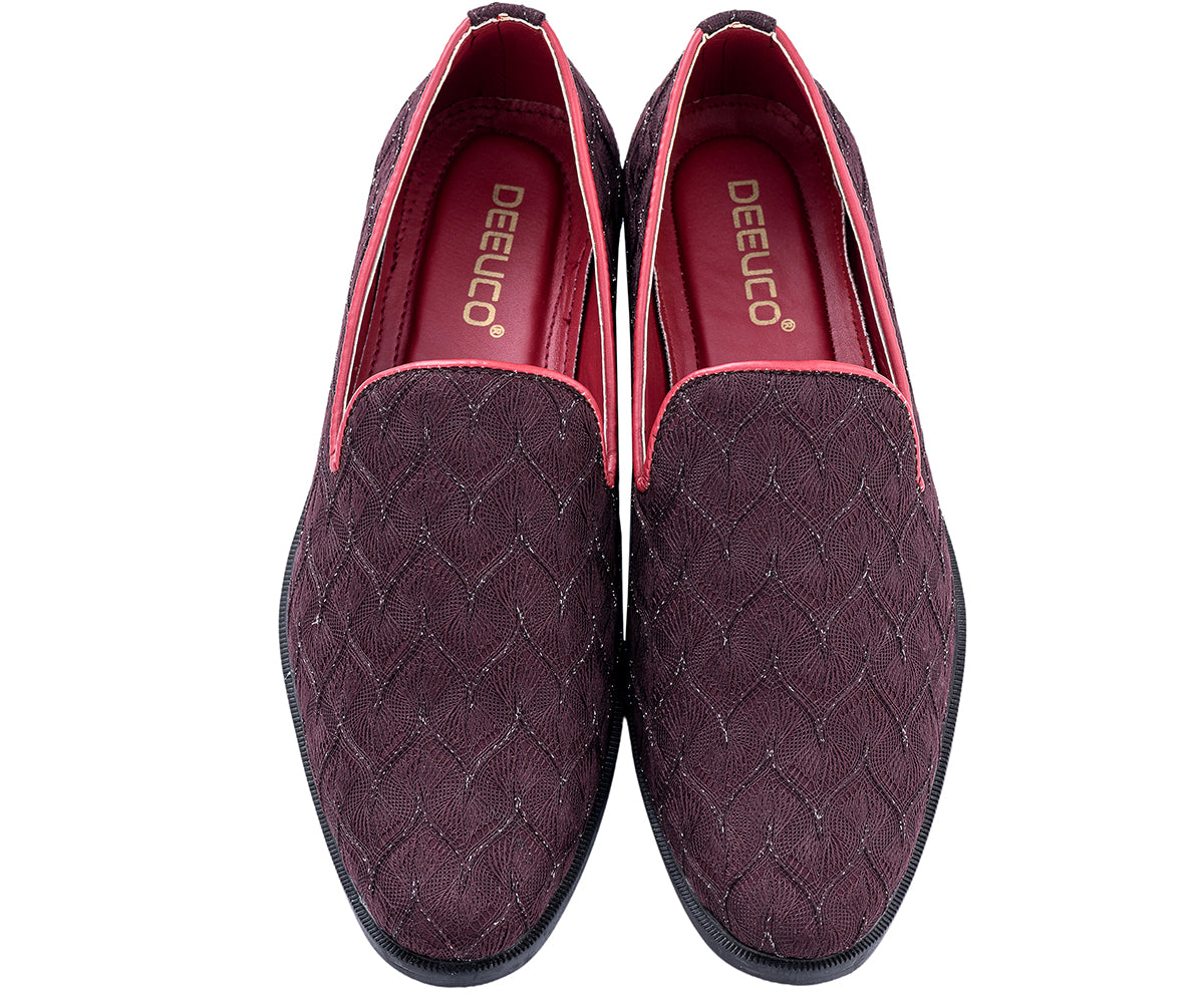 Ethnic Premium Plain Maroon Wedding and sherwani jutti/Shoes