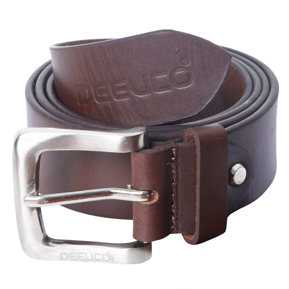 All Occasion Men’s Genuine Premium Leather Belt, Casual, Adjutable, Regular Fit for Jeans & Office.