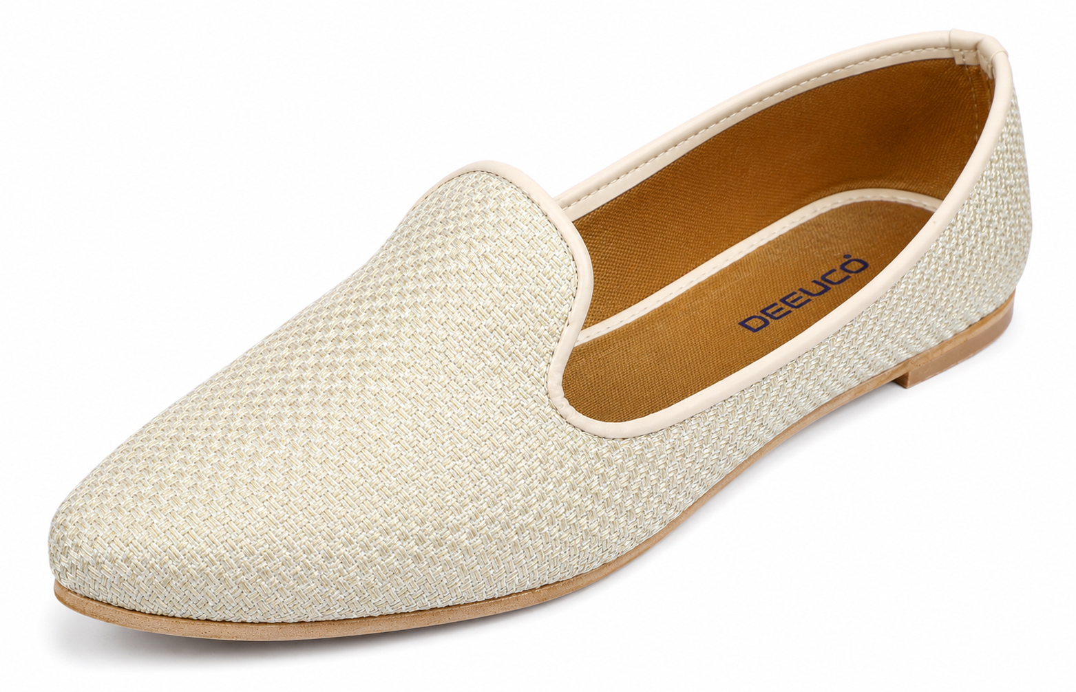 DEEUCO Ethnic Men's fashion Traditional cream jutti