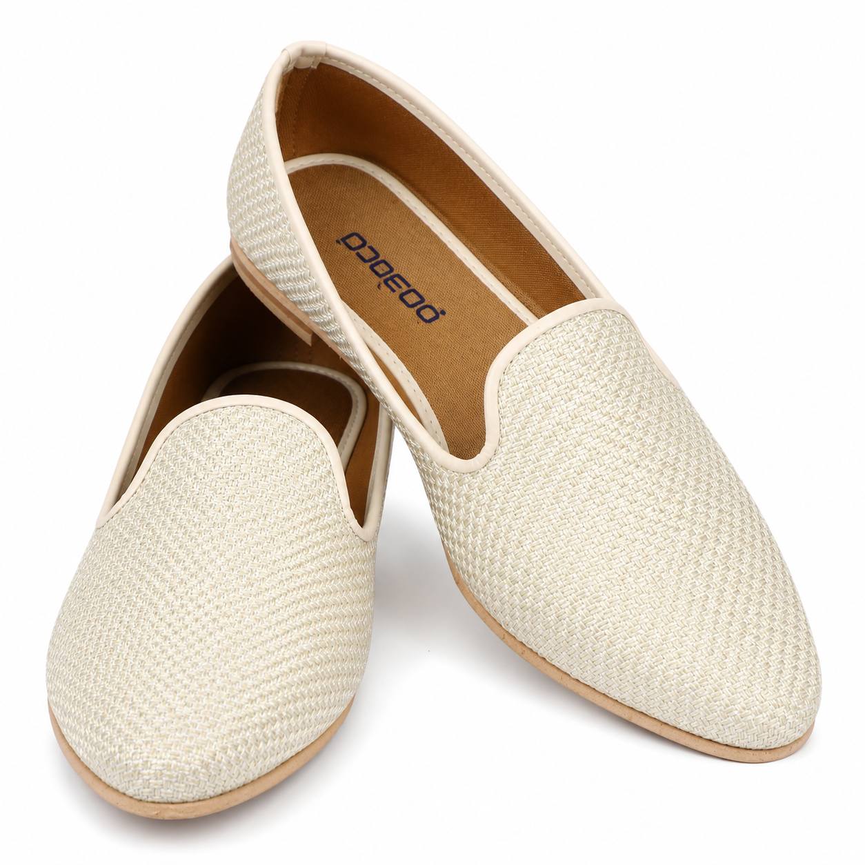 DEEUCO Ethnic Men's fashion Traditional cream jutti