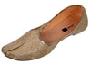 Men's Ethnic Royal Golden Wedding and Sherwani Jutti, Mojari