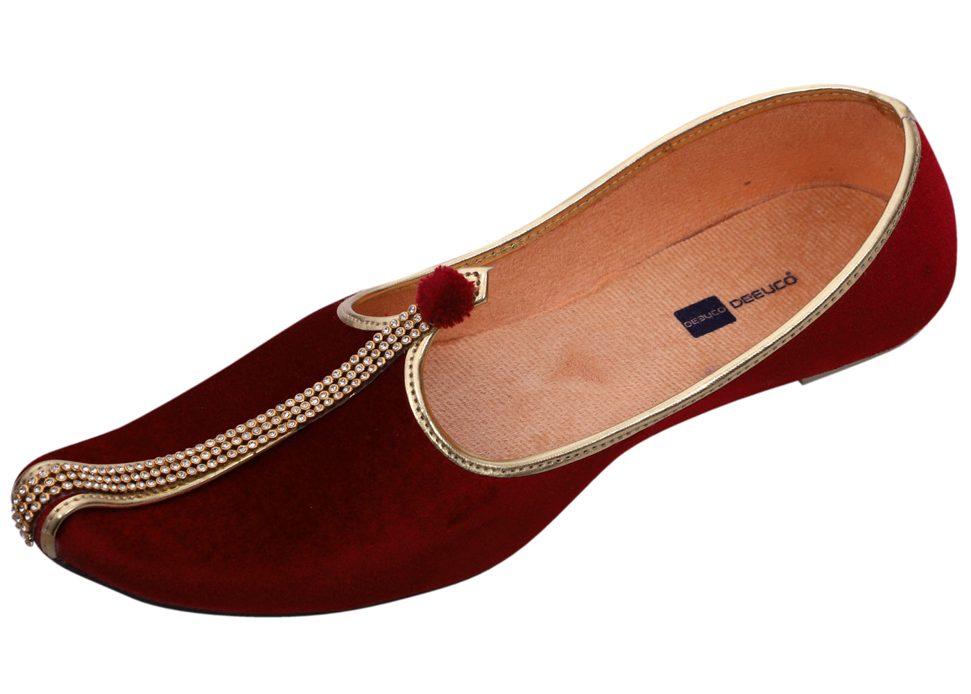 DEEUCO Velvet Jutti,Mojari for Men