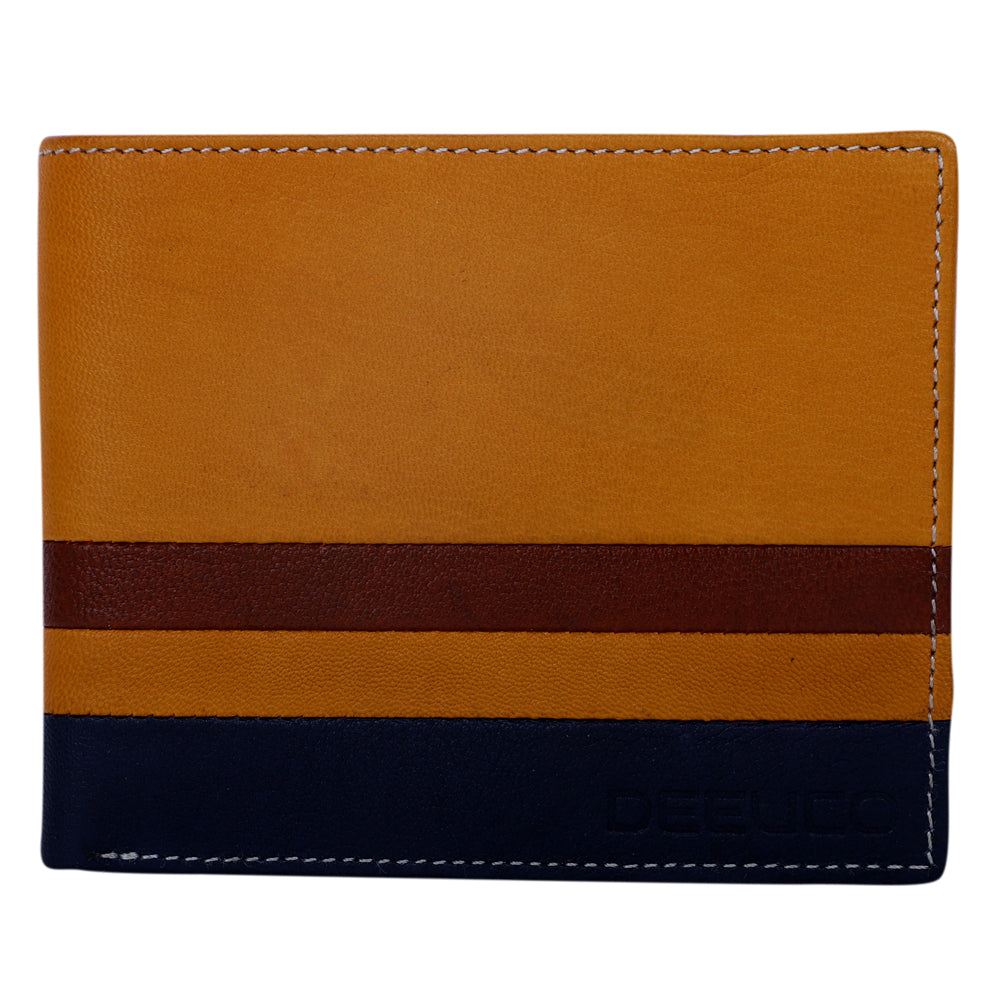Deeuco  Men's Navy Blue premium Leather  Wallet
