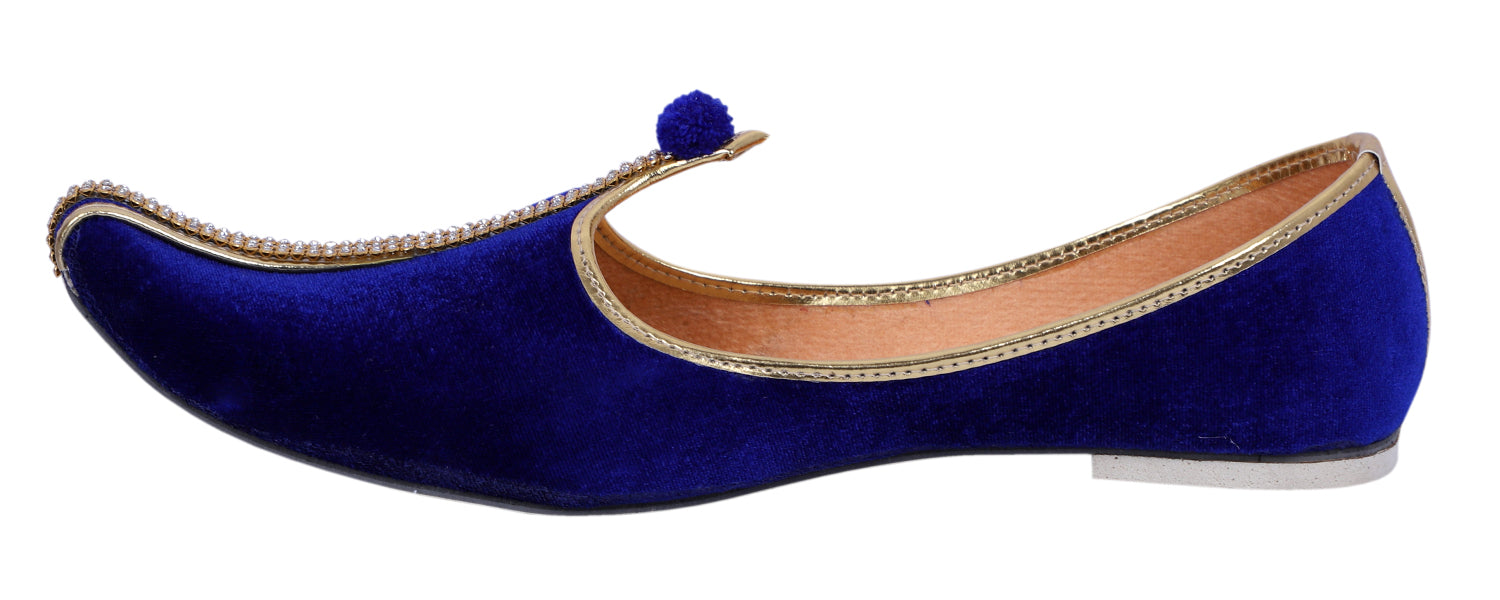 DEEUCO Velvet Jutti,Mojari for Men