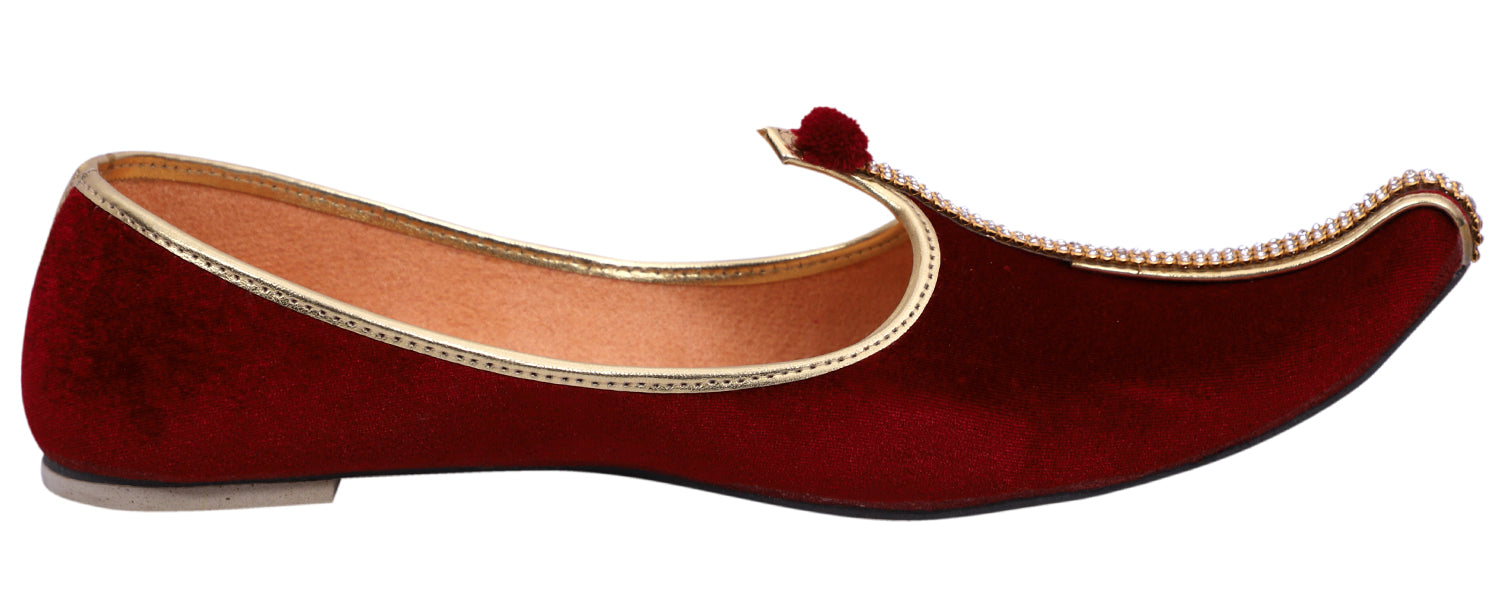 DEEUCO Velvet Jutti,Mojari for Men