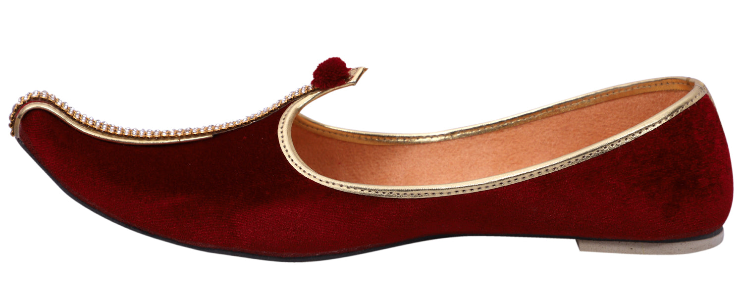 DEEUCO Velvet Jutti,Mojari for Men