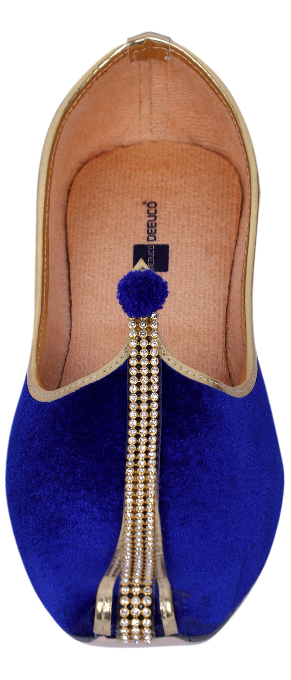 DEEUCO Velvet Jutti,Mojari for Men