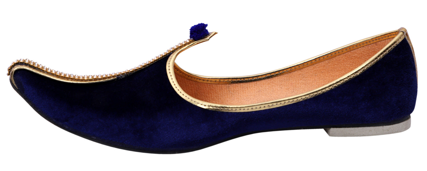 DEEUCO Velvet Jutti,Mojari for Men