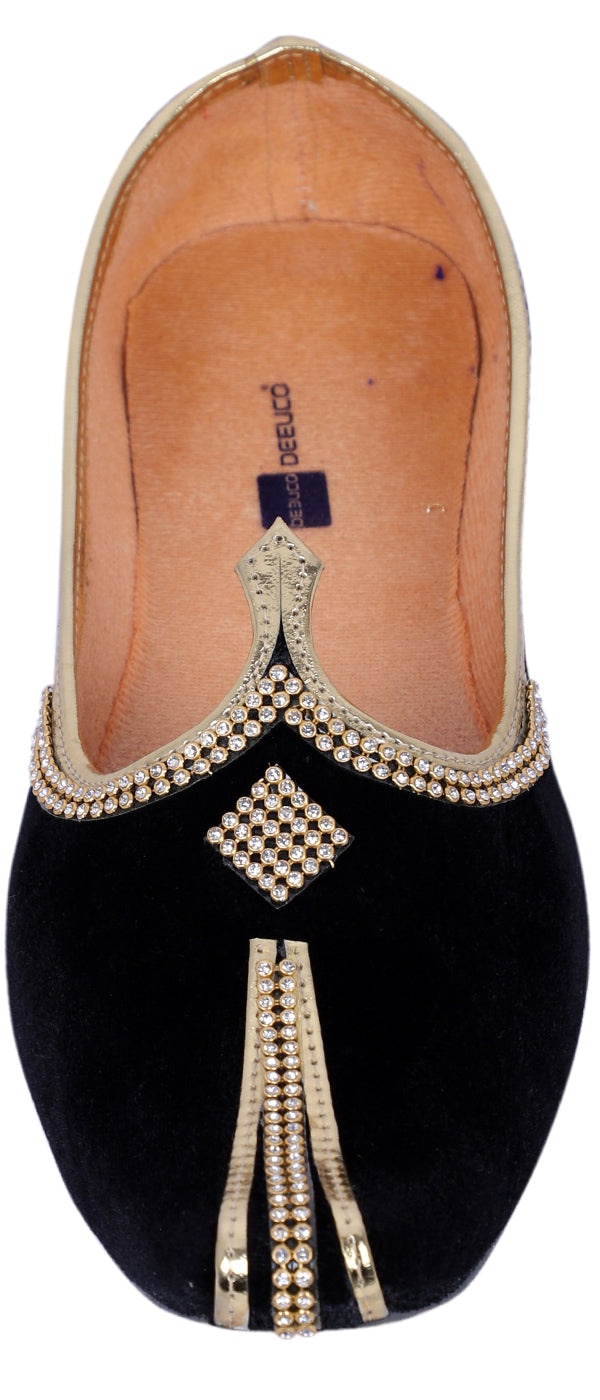 DEEUCO Wedding and Sherwani Mojari,Jutti for Men, Velvet