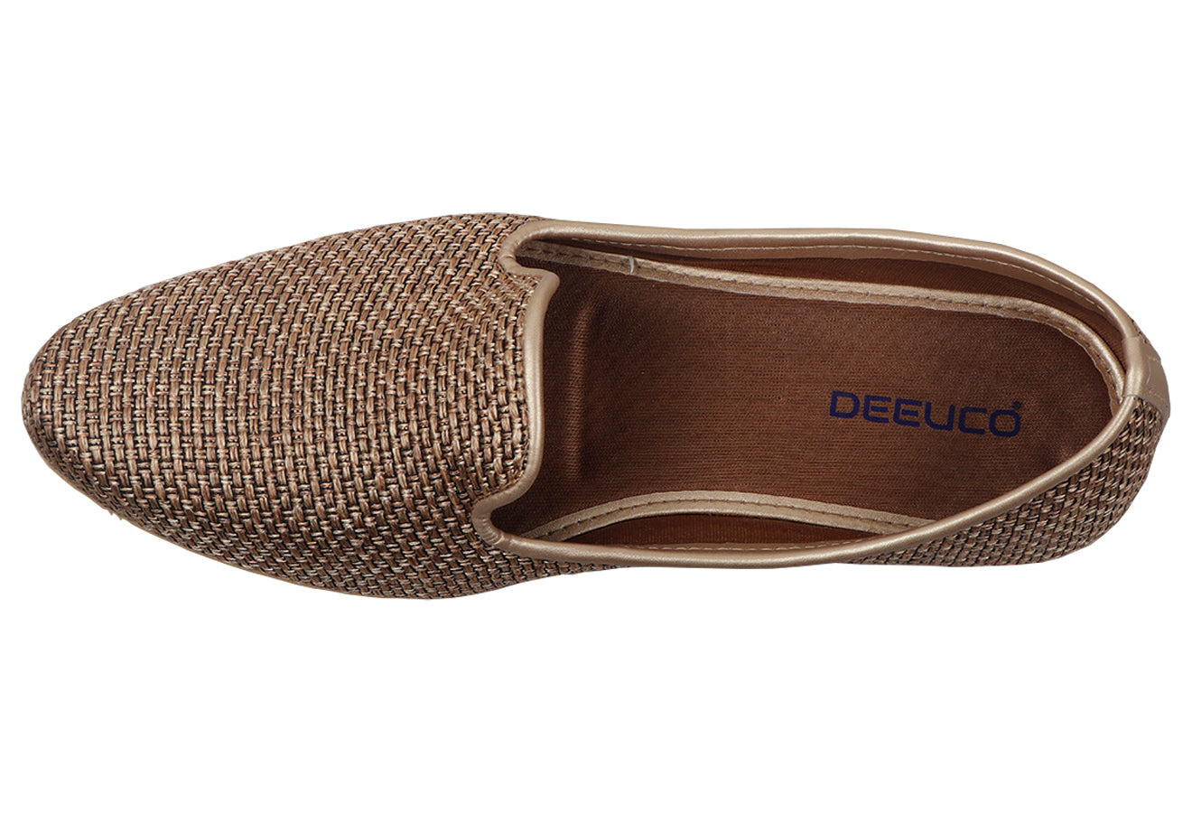 DEEUCO Ethnic Men's fashion Brown jutti