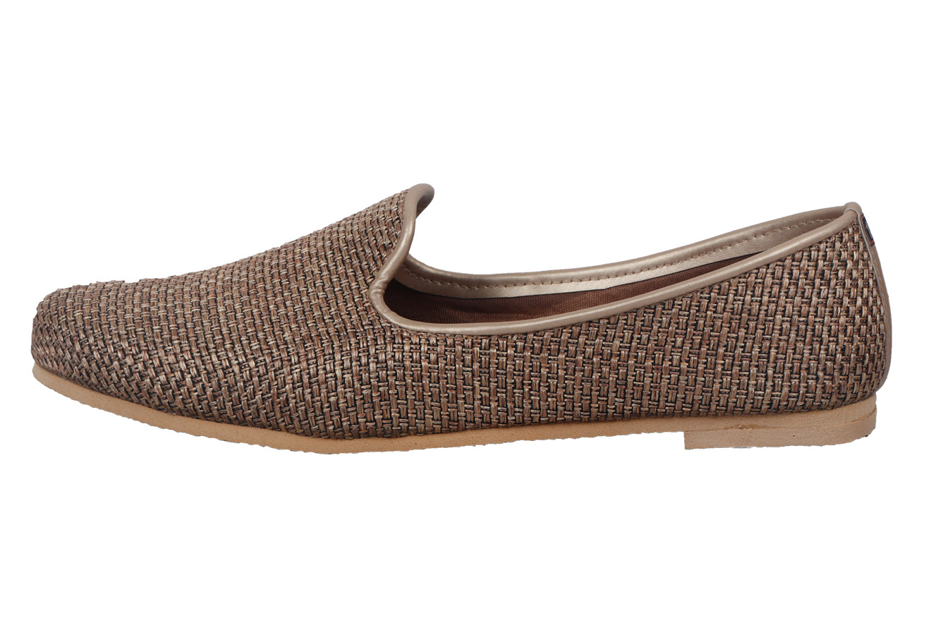 DEEUCO Ethnic Men's fashion Brown jutti