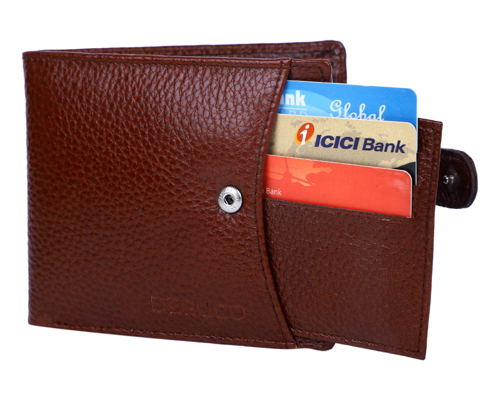 Deeuco  Men's Brown premium Leather  Wallet