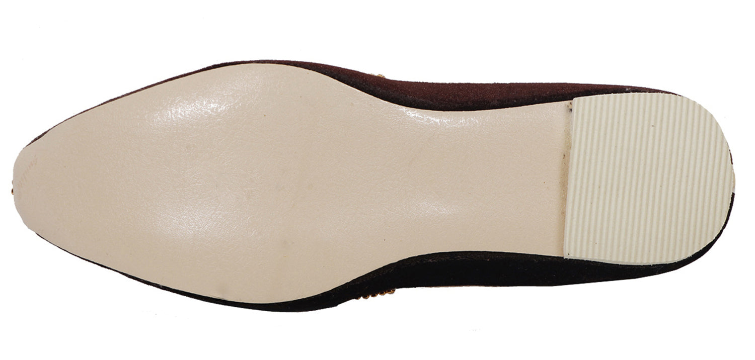 DEEUCO Wedding and Sherwani Mojari,Jutti for Men, Velvet