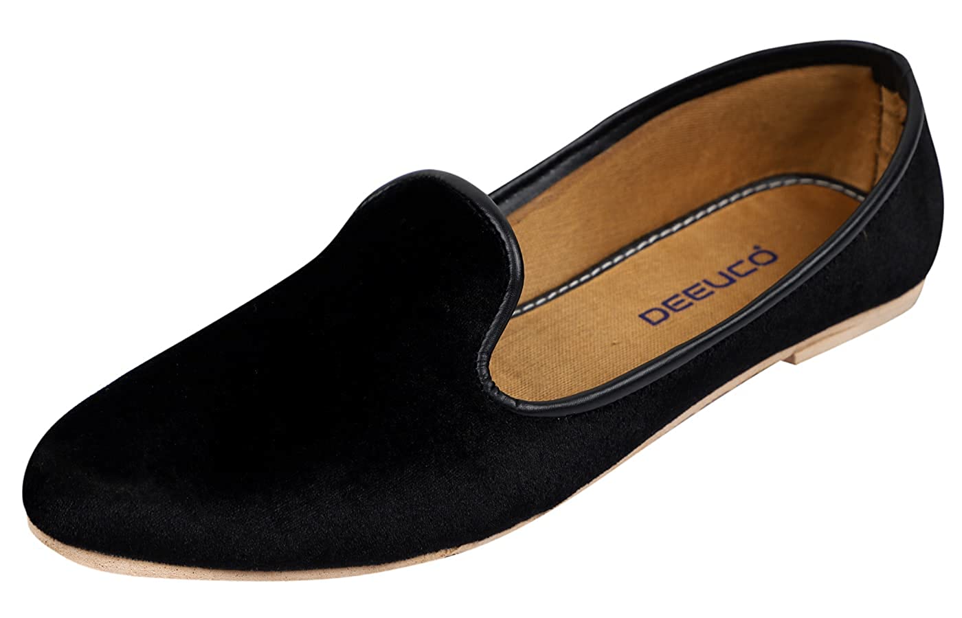 DEEUCO Ethnic Men's Velvet Juttis and Mojaris