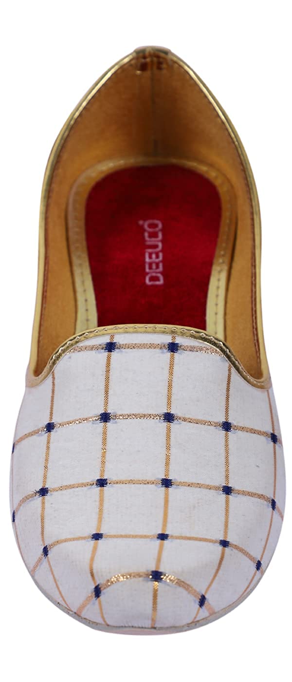 DEEUCO Men's Ethnic White boot