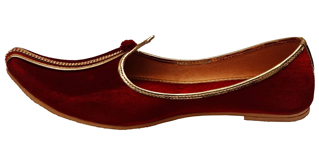 DEEUCO Men's Ethnic Wedding and Sherwani Jutti, Mojaris