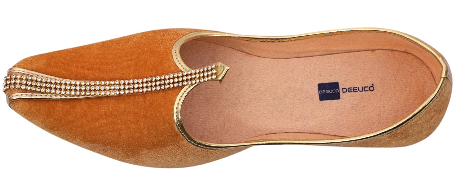 DEEUCO Velvet Jutti,Mojari for Men