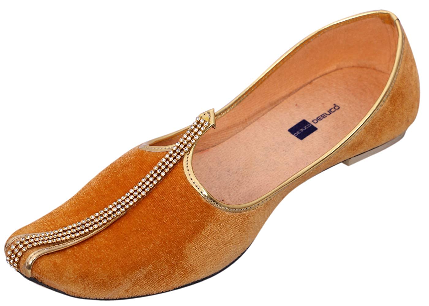 DEEUCO Velvet Jutti,Mojari for Men