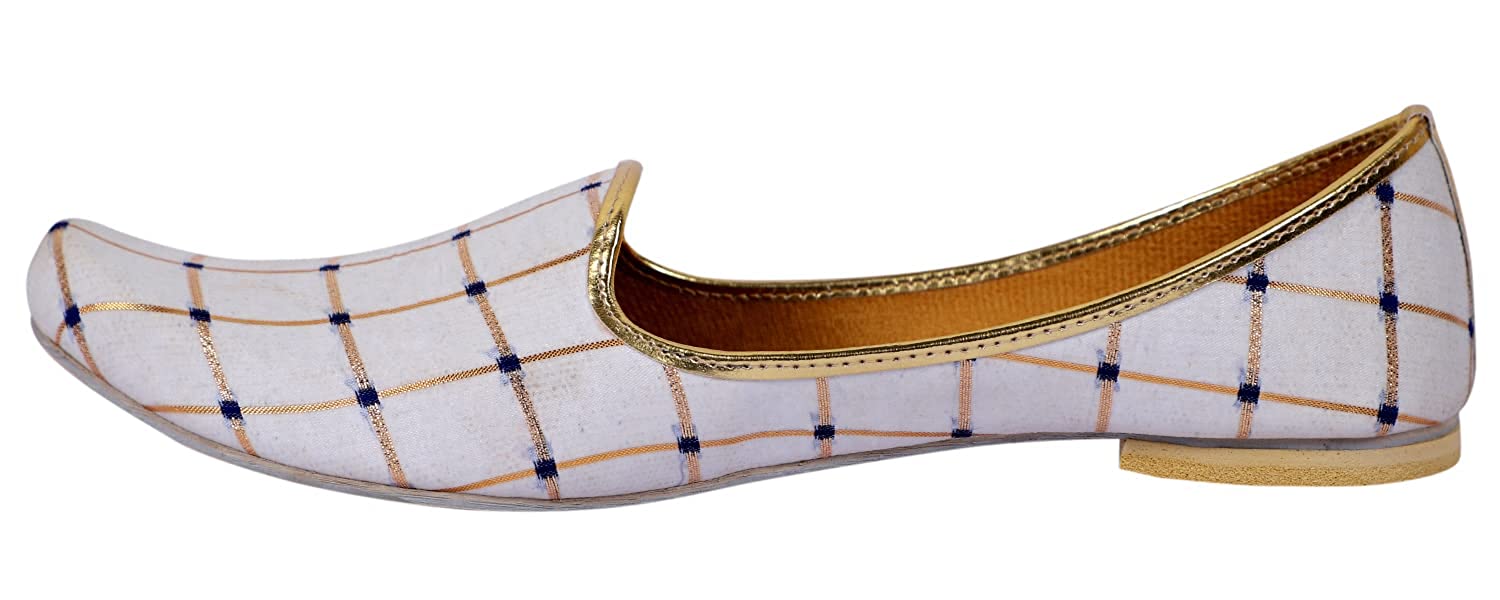DEEUCO Men's Ethnic White boot