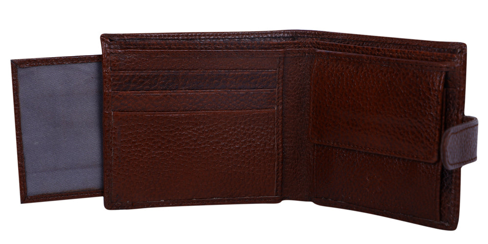 Deeuco  Men's Brown premium Leather  Wallet