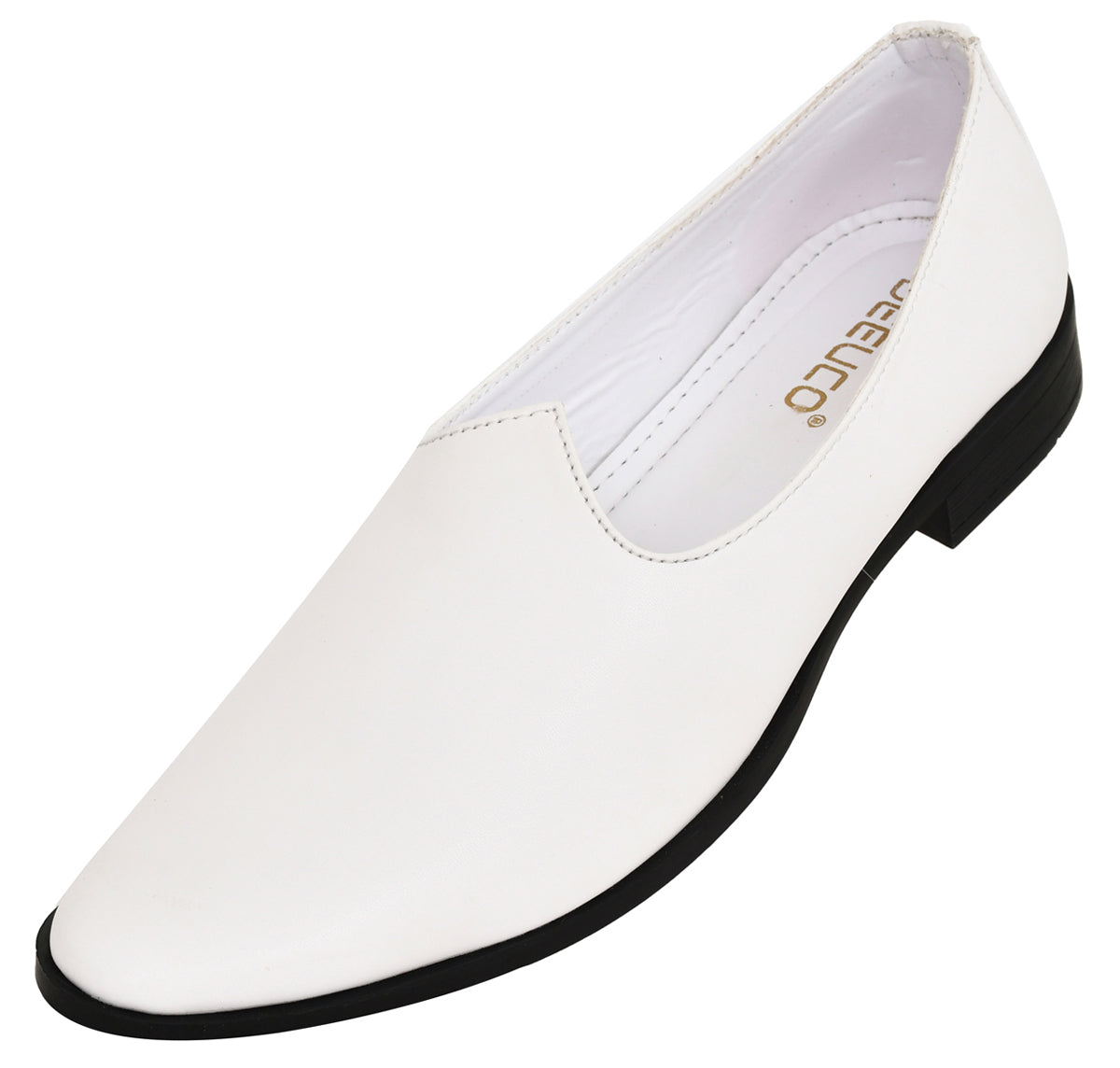 Men's Traditional  White Nagra Shoes/jutti