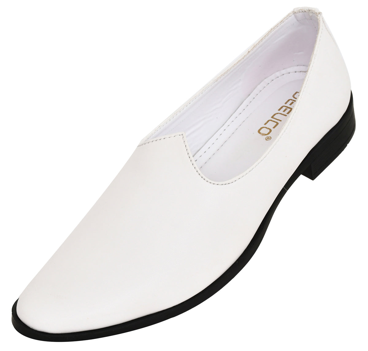 Men's Traditional  White Nagra Shoes/jutti
