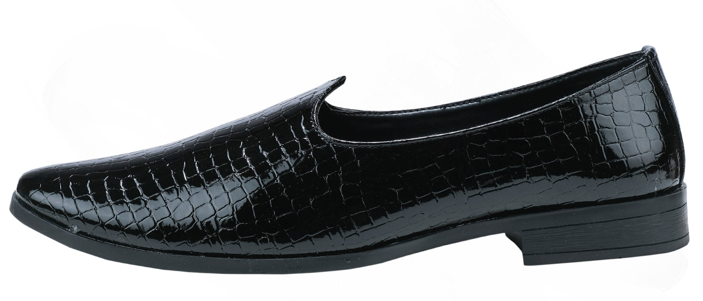 Men's Stylish Premium Traditional Black Nagra/Shoes/jutti